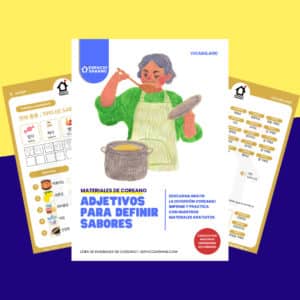 adjetivos para definir sabores en coreano