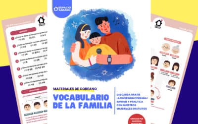 Vocabulario de la familia en coreano PDF
