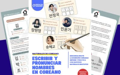 Escribir y pronunciar nombres en coreano pdf