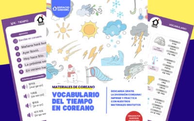 Vocabulario del tiempo en coreano pdf