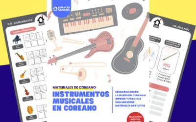 Instrumentos musicales en coreano y verbos relacionados
