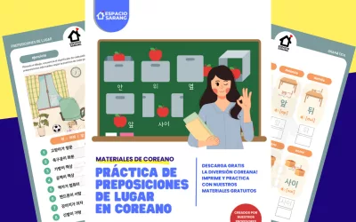 Preposiciones de lugar en coreano pdf