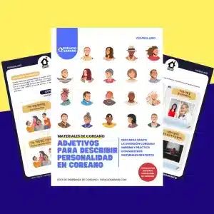 Adjetivos para describir personalidad en coreano pdf