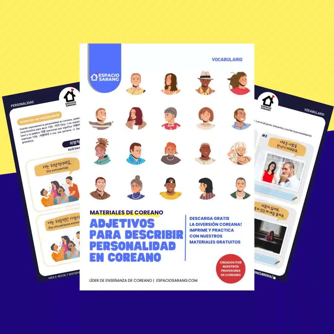 Adjetivos para describir personalidad en coreano pdf