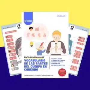 vocabulario de las partes del cuerpo en coreano