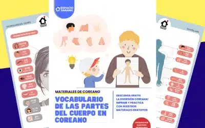 Vocabulario de las partes del cuerpo en coreano