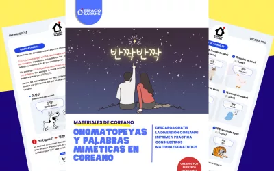 Onomatopeyas en coreano y palabras miméticas coreanas