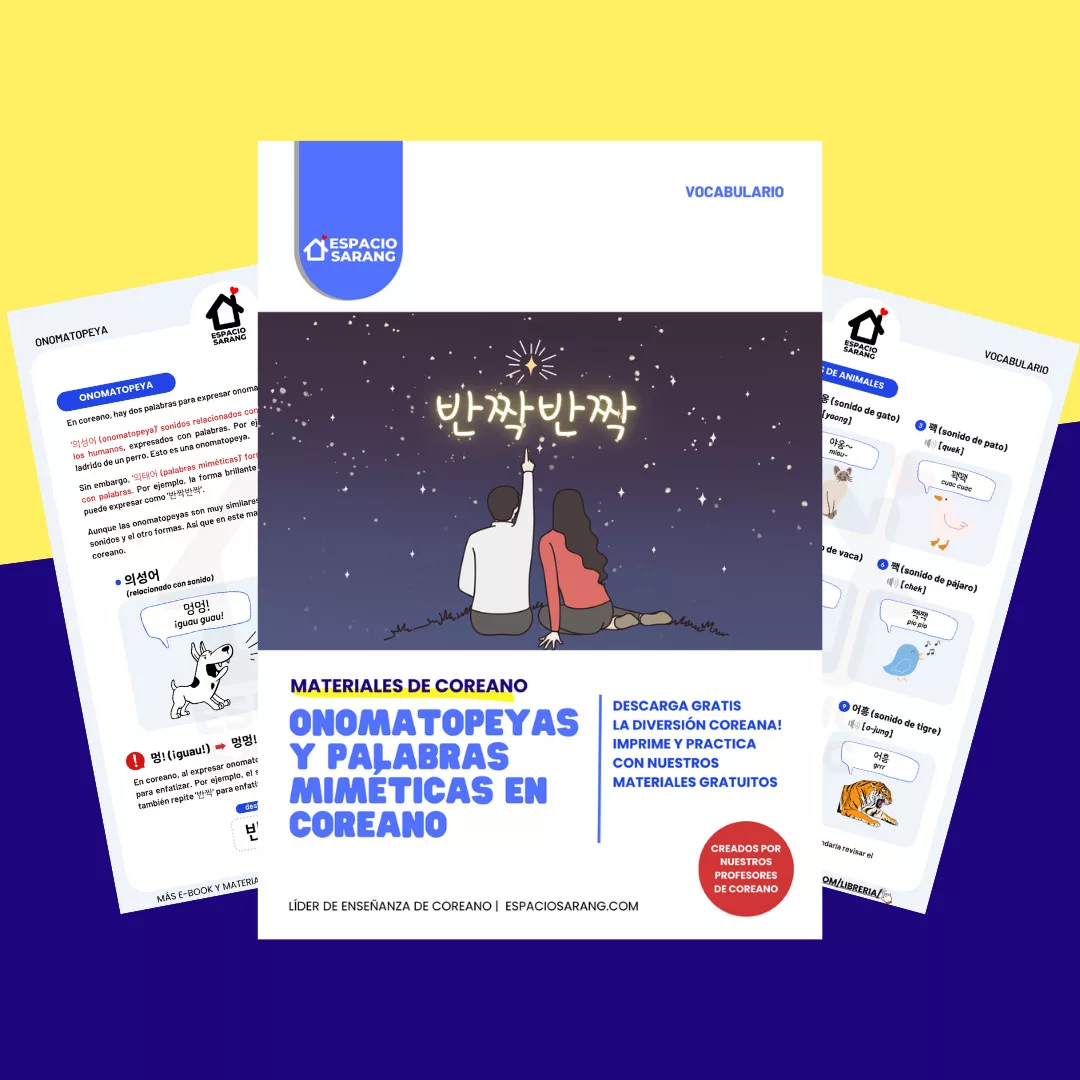 Onomatopeyas en coreano y palabras miméticas coreanas