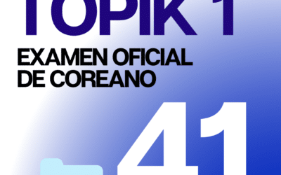 Descarga el Examen Oficial de coreano TOPIK 1 41 con Audios y PDF